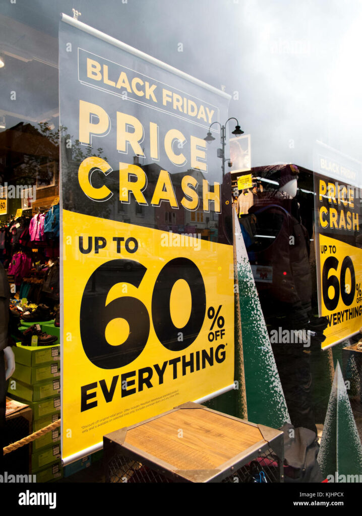 A printed retail pricing sign on a shelf